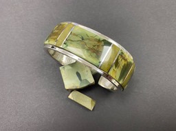 Morrisonite and Green Jasper Cuff