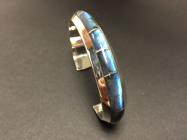 Thin Labradorite Cuff